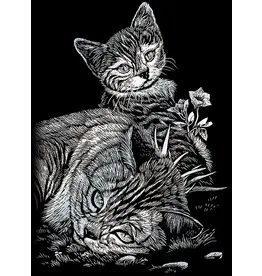 Royal & Langnickel Mini EGRVart Tabby Cat and Kitten