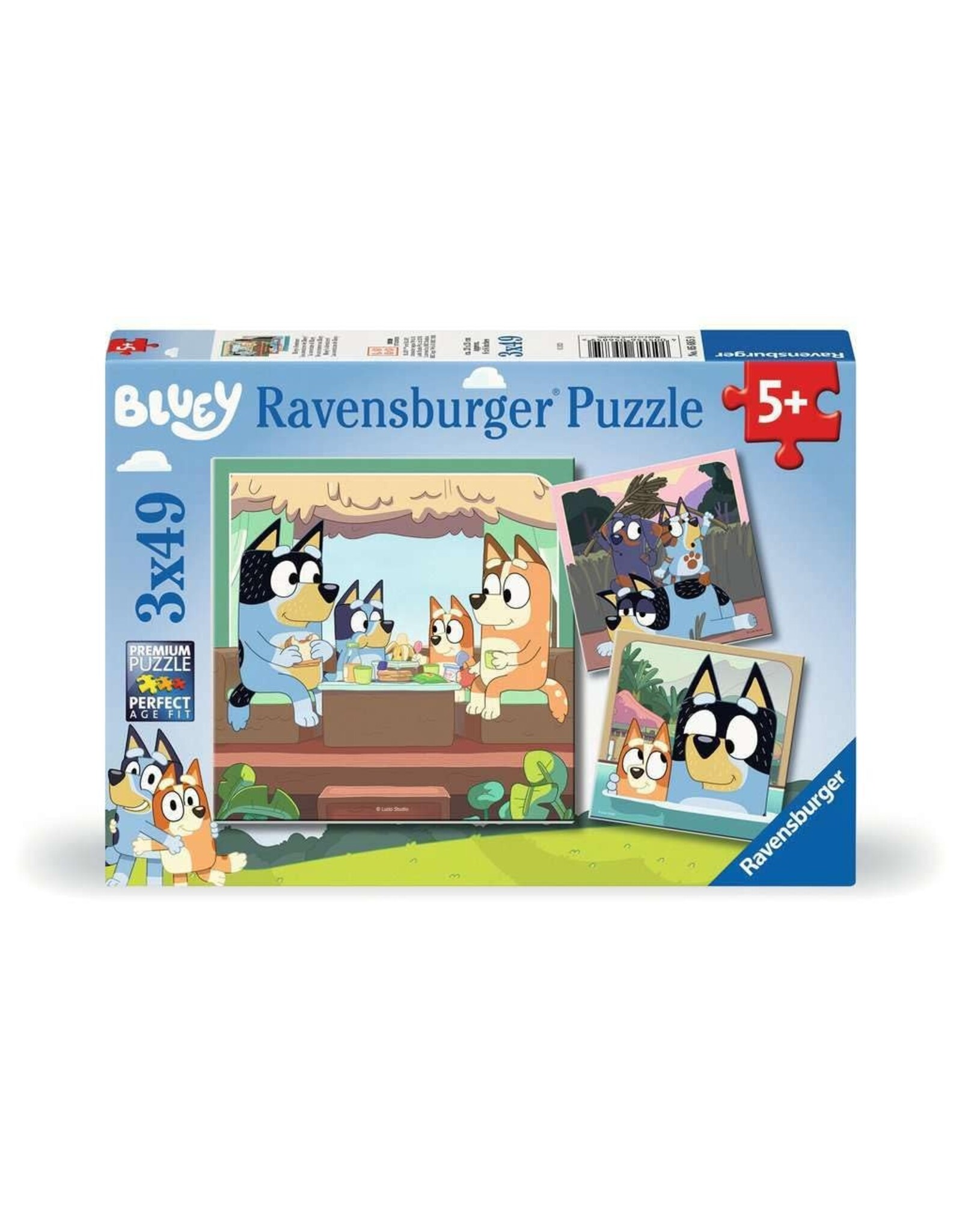 Ravensburger Bluey's Adventures! 3x49pc