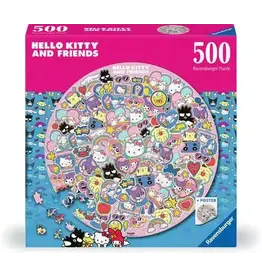 Ravensburger Hello Kitty Round Puzzle 500pc