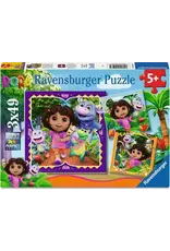 Ravensburger Dora the Explorer Ready to Explore? 3x49pc
