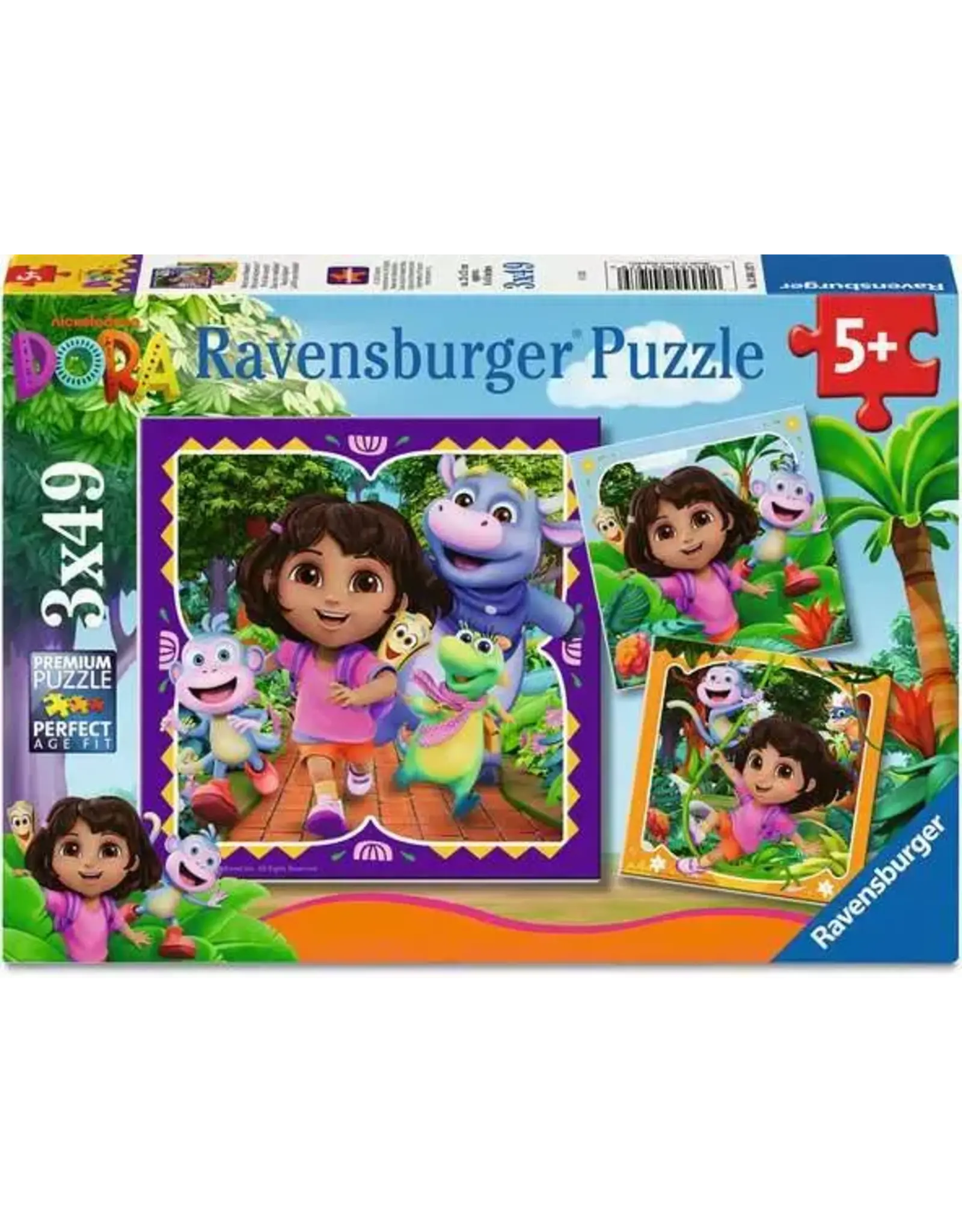 Ravensburger Dora the Explorer Ready to Explore? 3x49pc