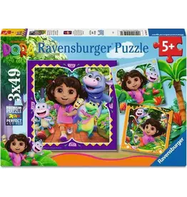 Ravensburger Dora the Explorer Ready to Explore? 3x49pc