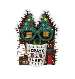 Crazy Christmas Mug & Glasses Set