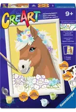 Ravensburger CreArt Paint by Number - Horse with Flowers