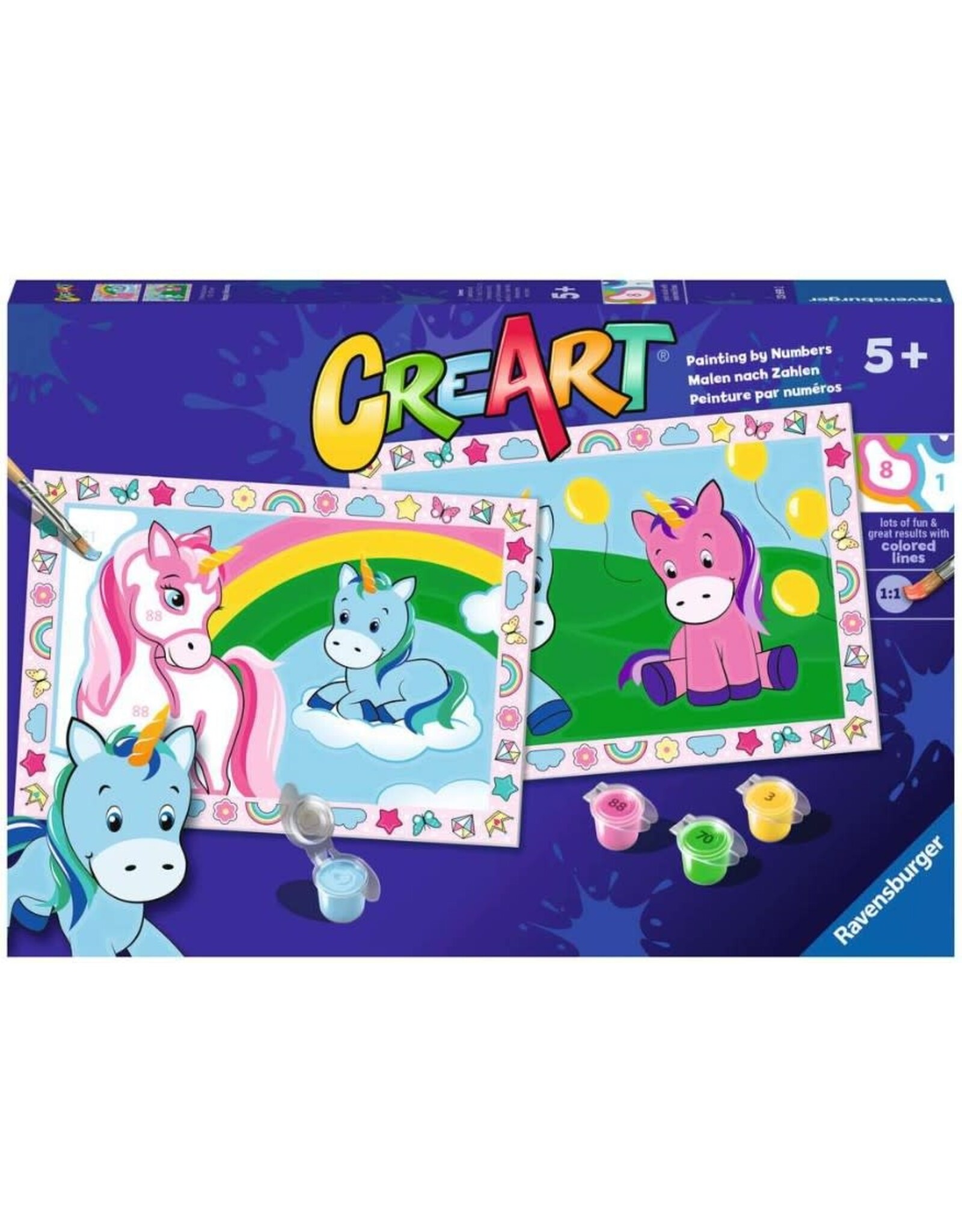 Ravensburger CreArt Paint by Number - Happy Unicorn