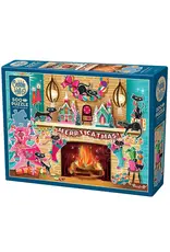 Cobble Hill Merry Catmas 500pc