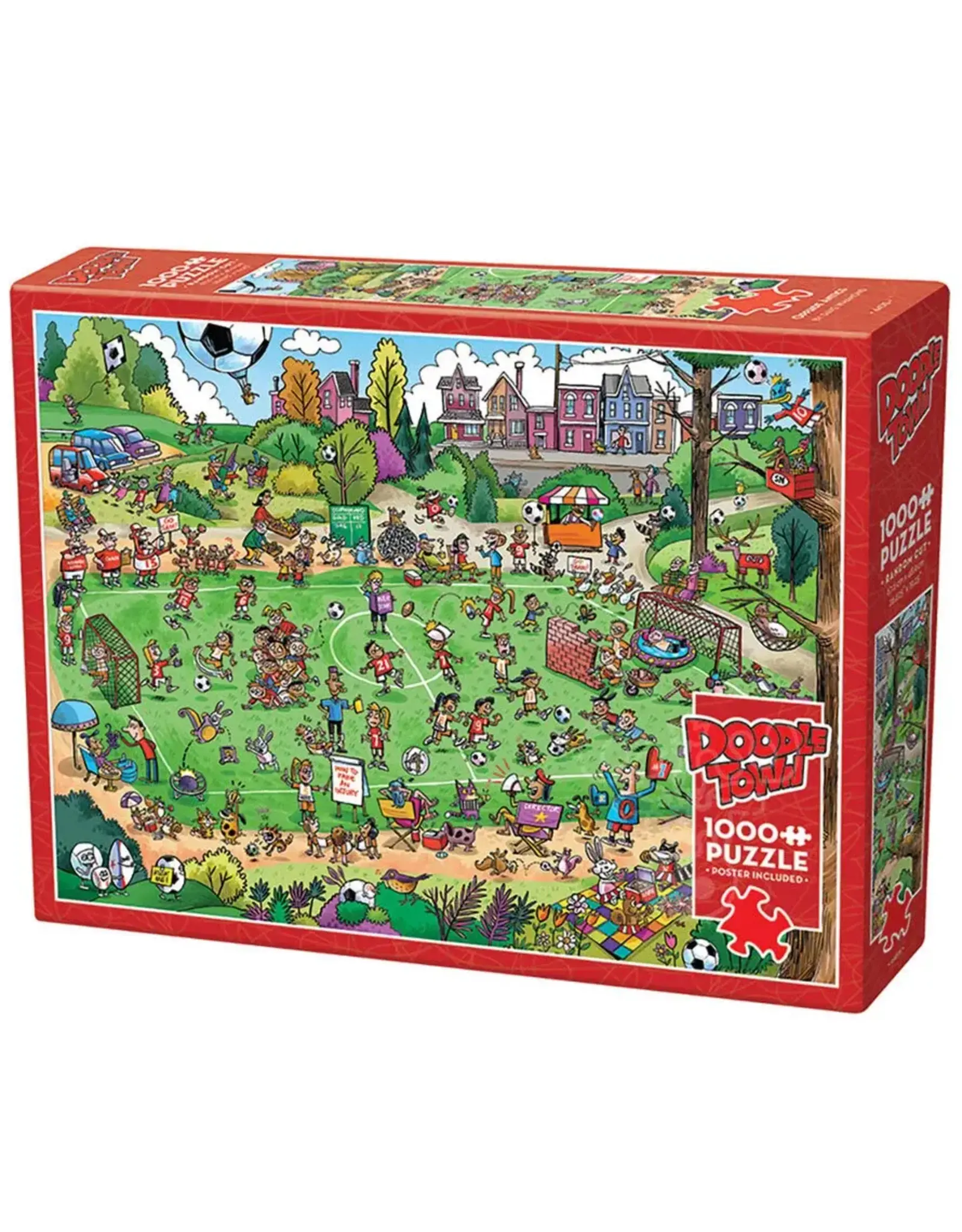 Cobble Hill Doodletown: Offside Antics 1000pc