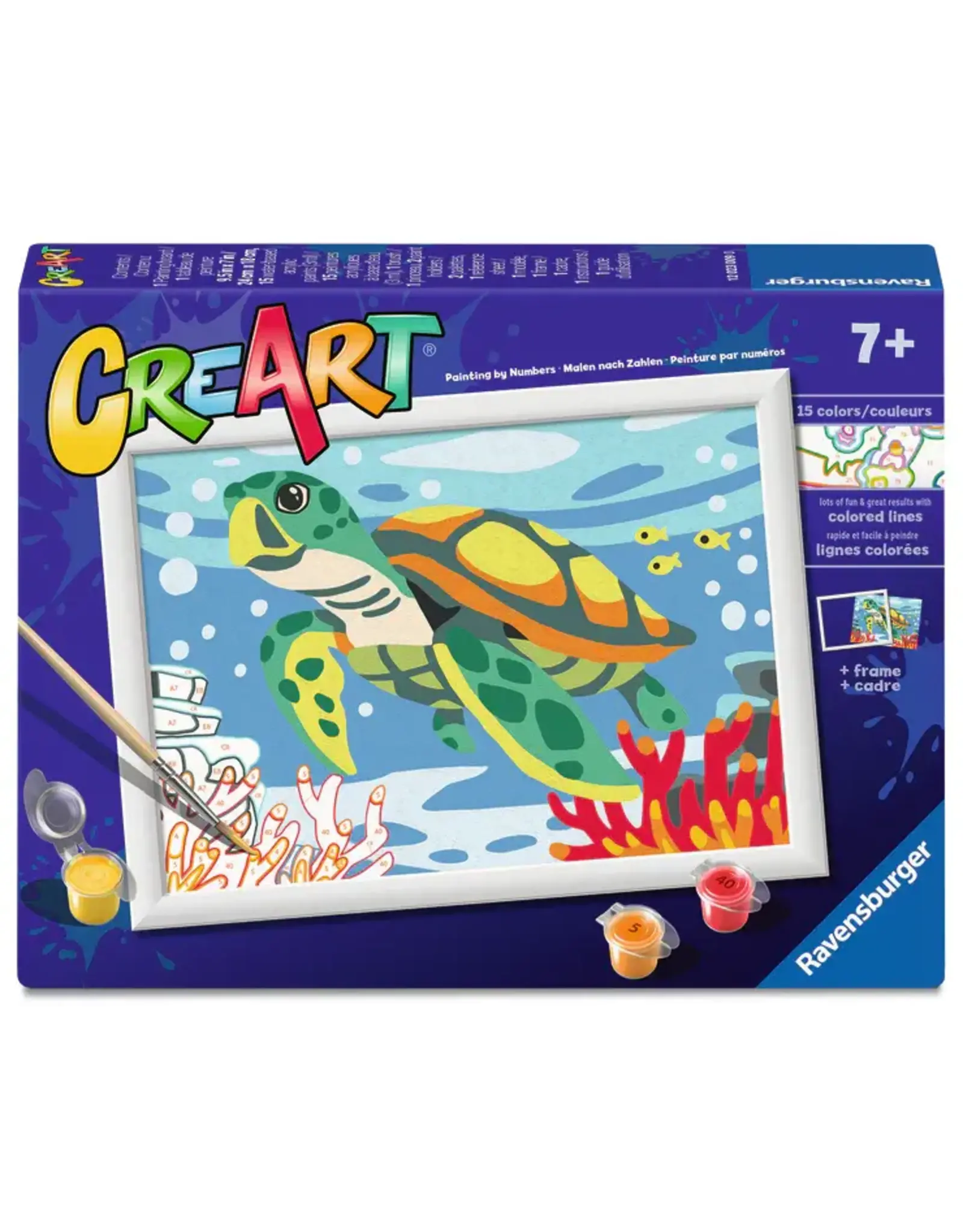 Ravensburger CreArt Paint by Number - Sea Turtle