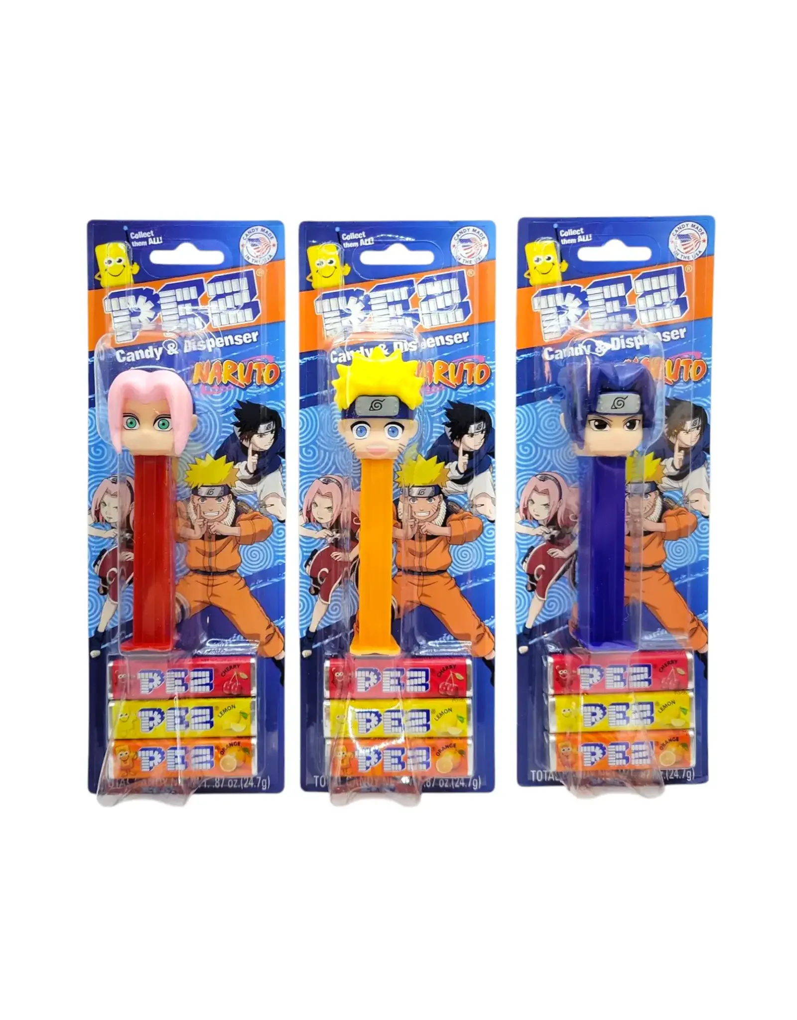 PEZ PEZ Dispenser Naruto Assorted