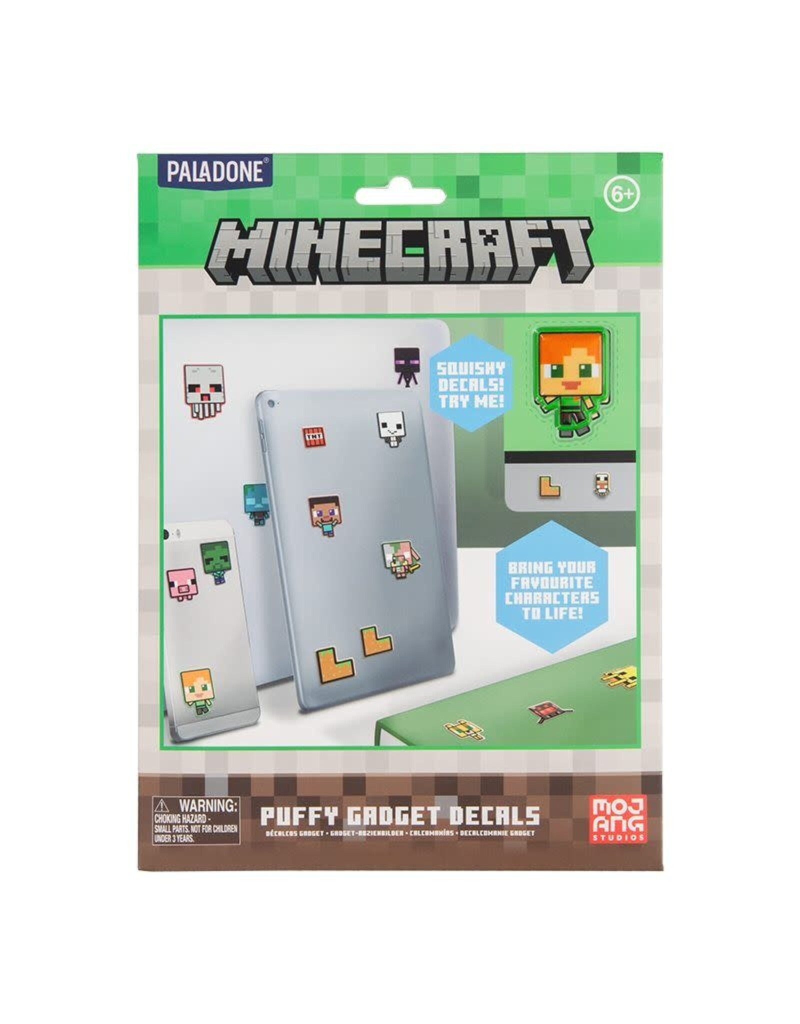 Paladone Minecraft Puffy Gadget Decals