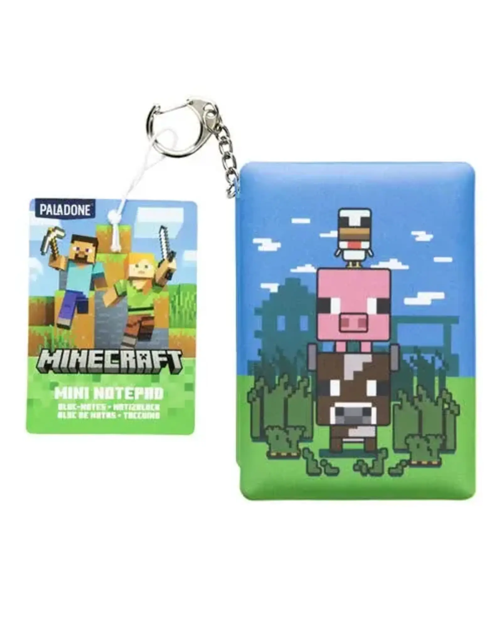 Paladone Minecraft Mini Puffy Notepad Keyring
