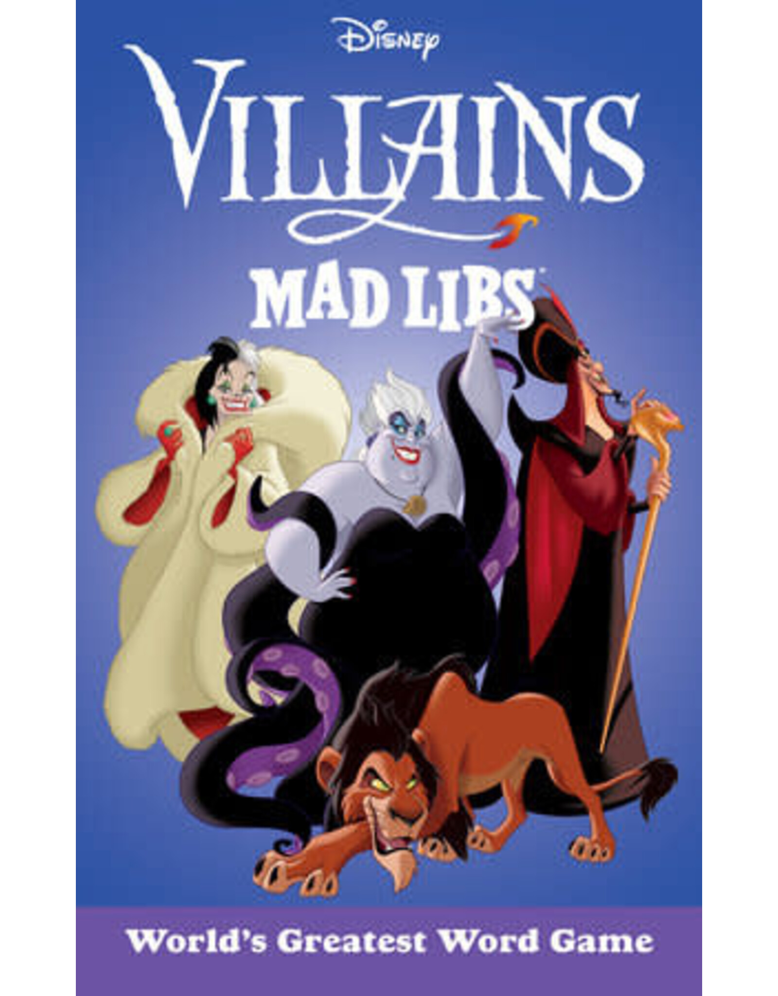 Mad Libs Disney Villains Mad Libs