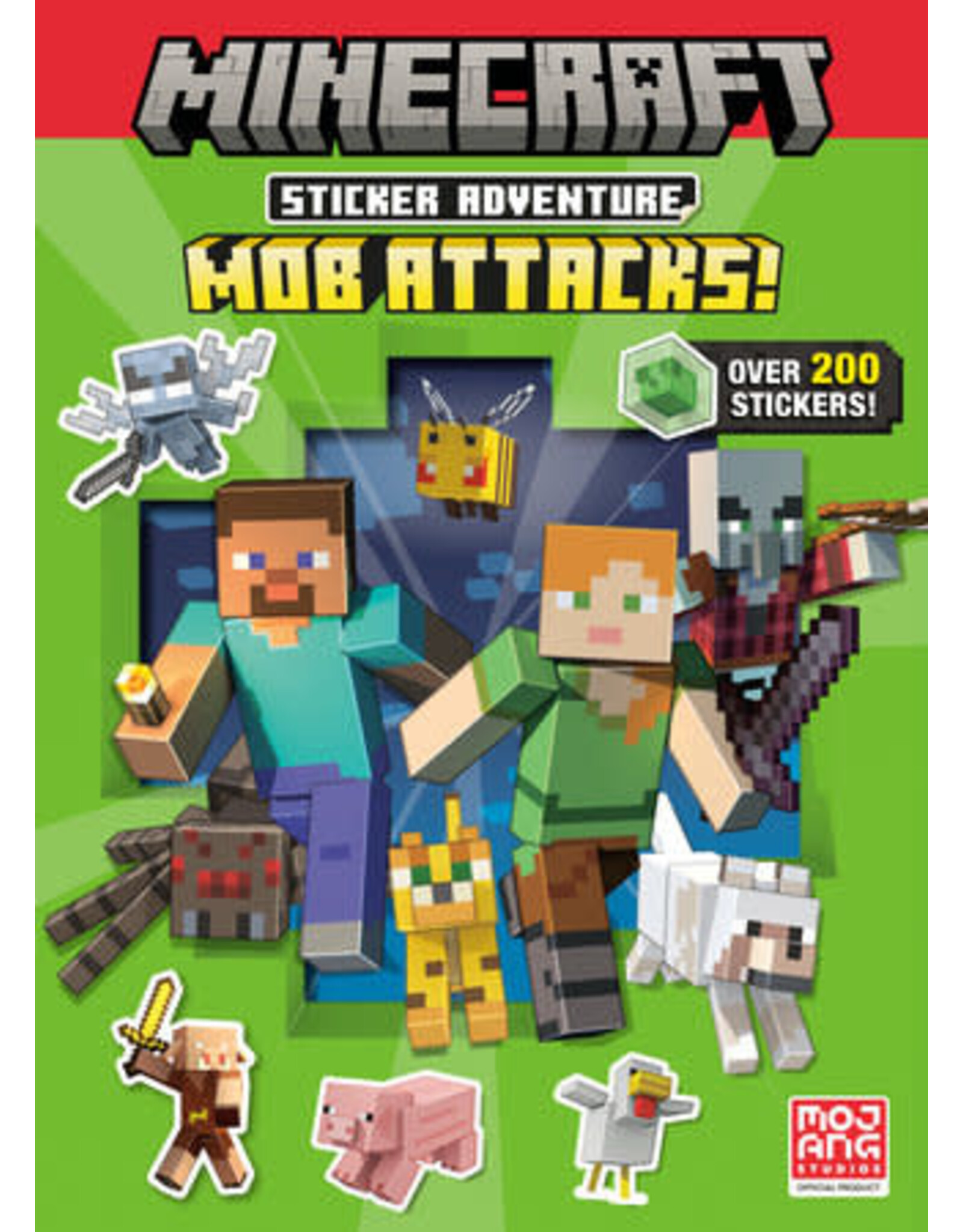 Minecraft Sticker Adventure: Mob Attacks!