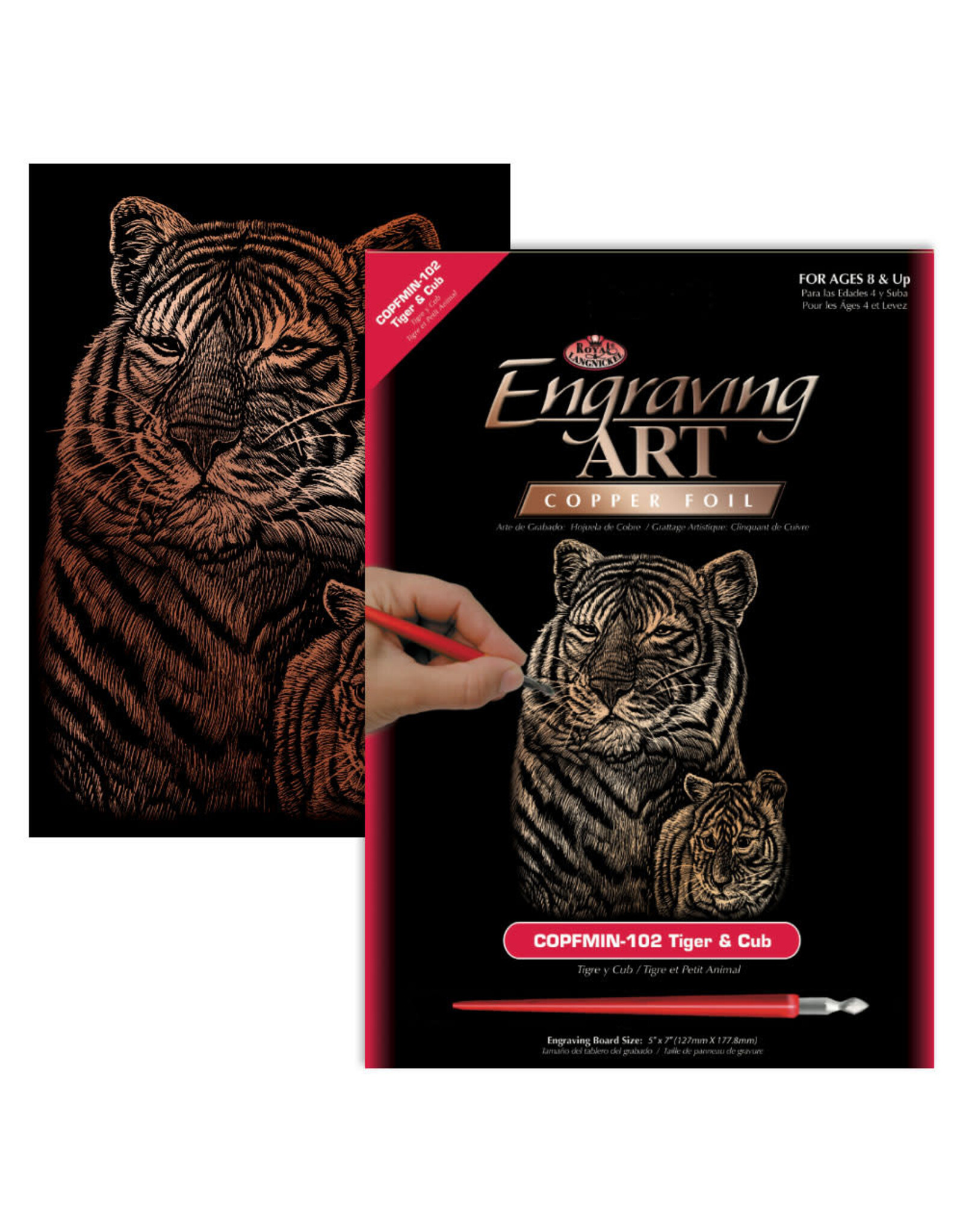 Royal & Langnickel Mini EGRVart Tiger and Cub