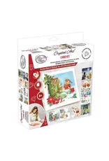D.I.Y Crystal Art Kit Crystal Art Card Kit (Box Set): British Christmas Cards