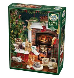 Cobble Hill Christmas Kittens 1000pc