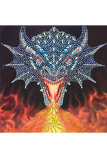 D.I.Y Crystal Art Kit Crystal Art Card Kit - Dragon Fire Head