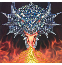 D.I.Y Crystal Art Kit Crystal Art Card Kit - Dragon Fire Head