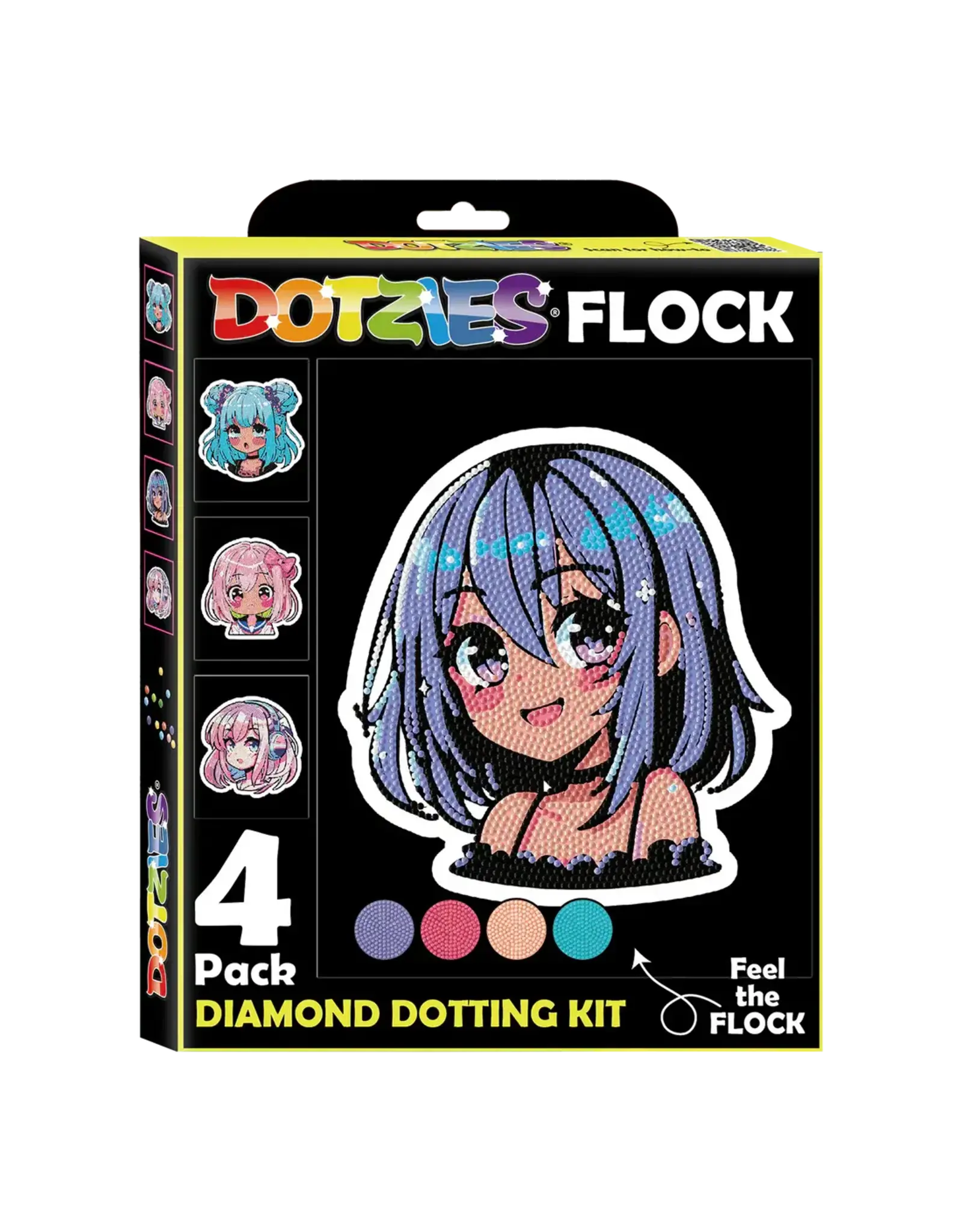Diamond Dotz Dotzies Flock - Neon Anime Girls
