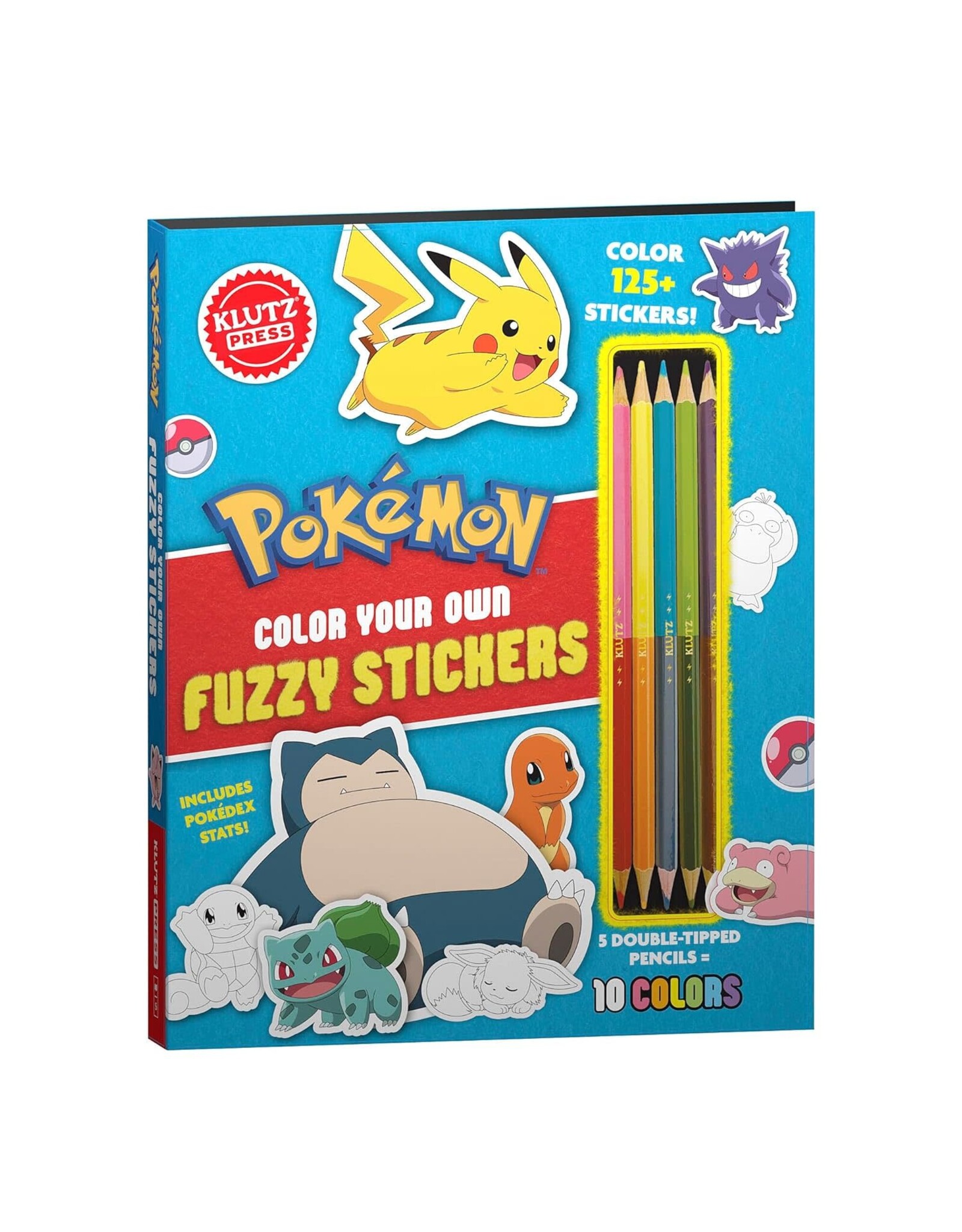 Scholastic Pokémon Color Your Own Fuzzy Stickers