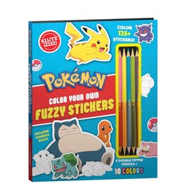 Scholastic Pokémon Color Your Own Fuzzy Stickers