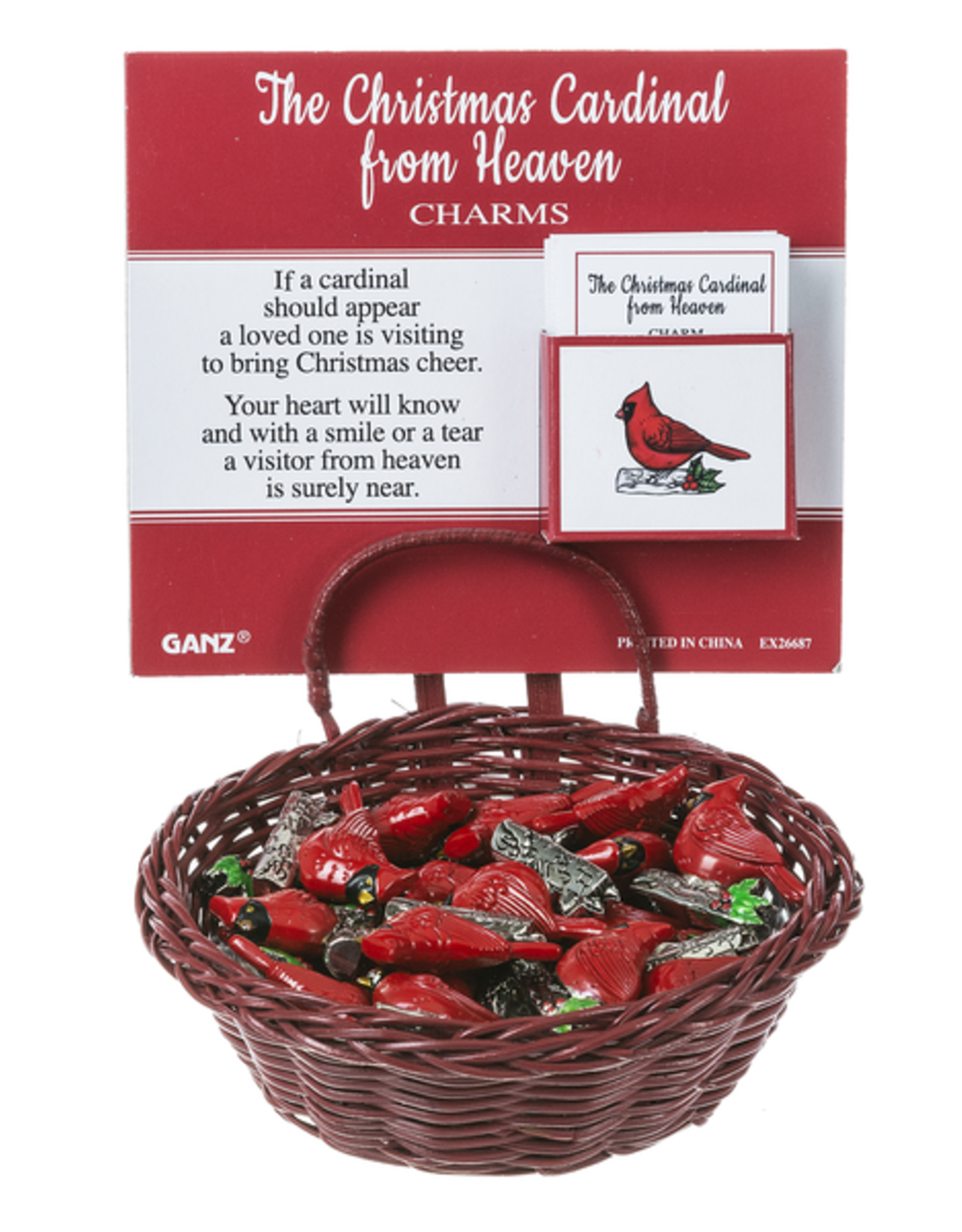 Ganz The Christmas Cardinal from Heaven Charm