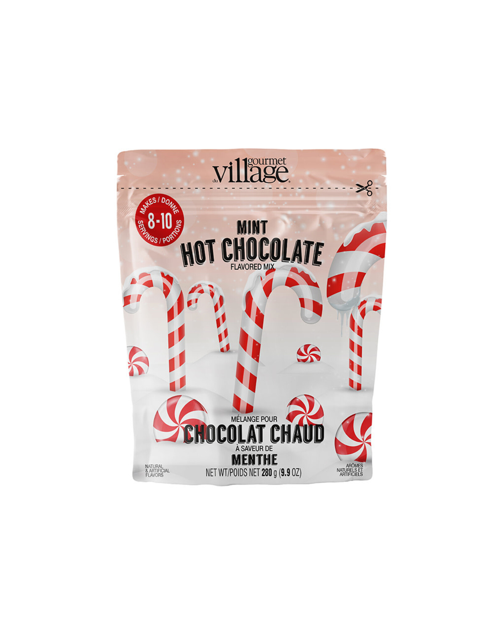 Gourmet Village Candy Cane Hot Chocolate Pouch