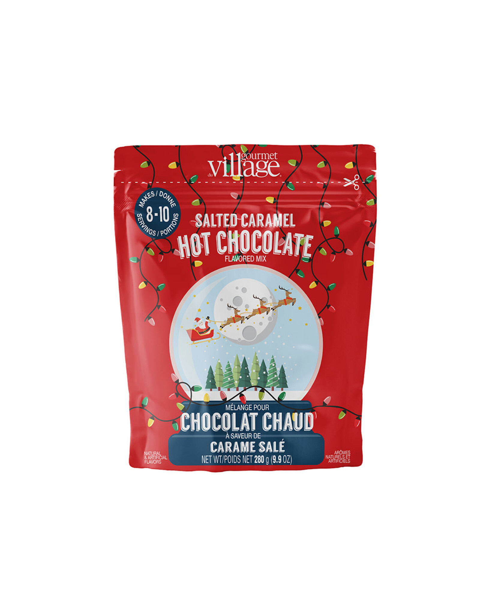 Gourmet Village Snowglobe Hot Chocolate Pouch