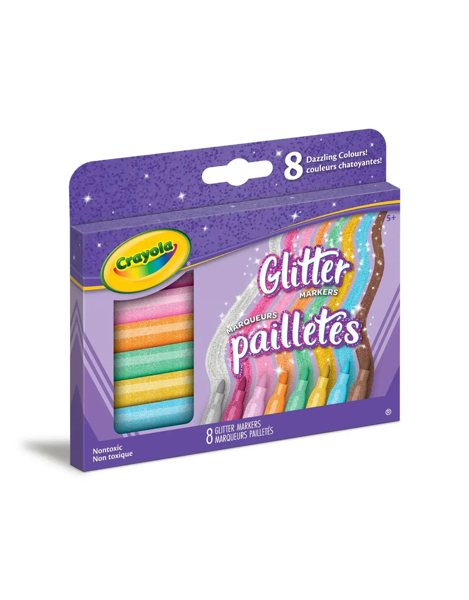 Crayola Glitter Markers 8 Count
