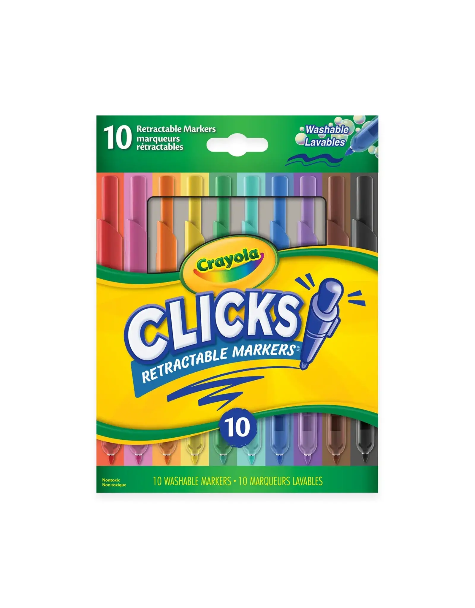 Crayola Clicks Retractable Markers 10 Count