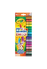 Crayola Pip-Squeaks Emoji Washable Stamper Markers 16 Count