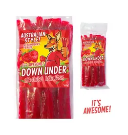 Down Under Licorice Strawberry 8oz