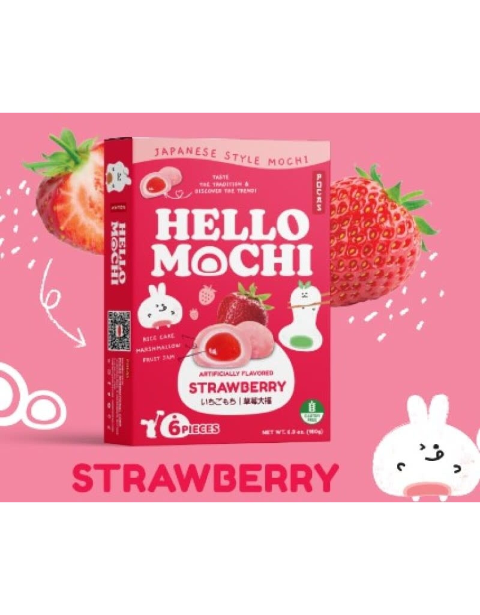 Hello Mochi Strawberry