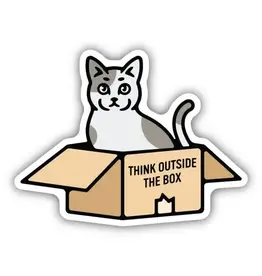 Stickers Northwest Think Outside The Box Cat Sticker