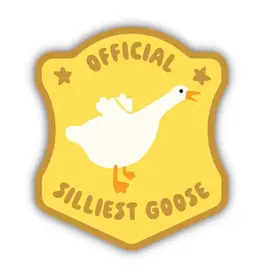 Stickers Northwest Official Silliest Goose Badge Sticker