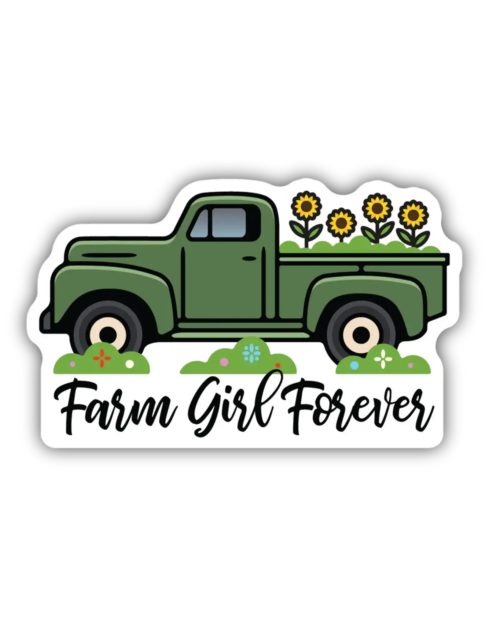 Stickers Northwest Farm Girl Forever Truck Sticker