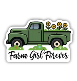 Stickers Northwest Farm Girl Forever Truck Sticker