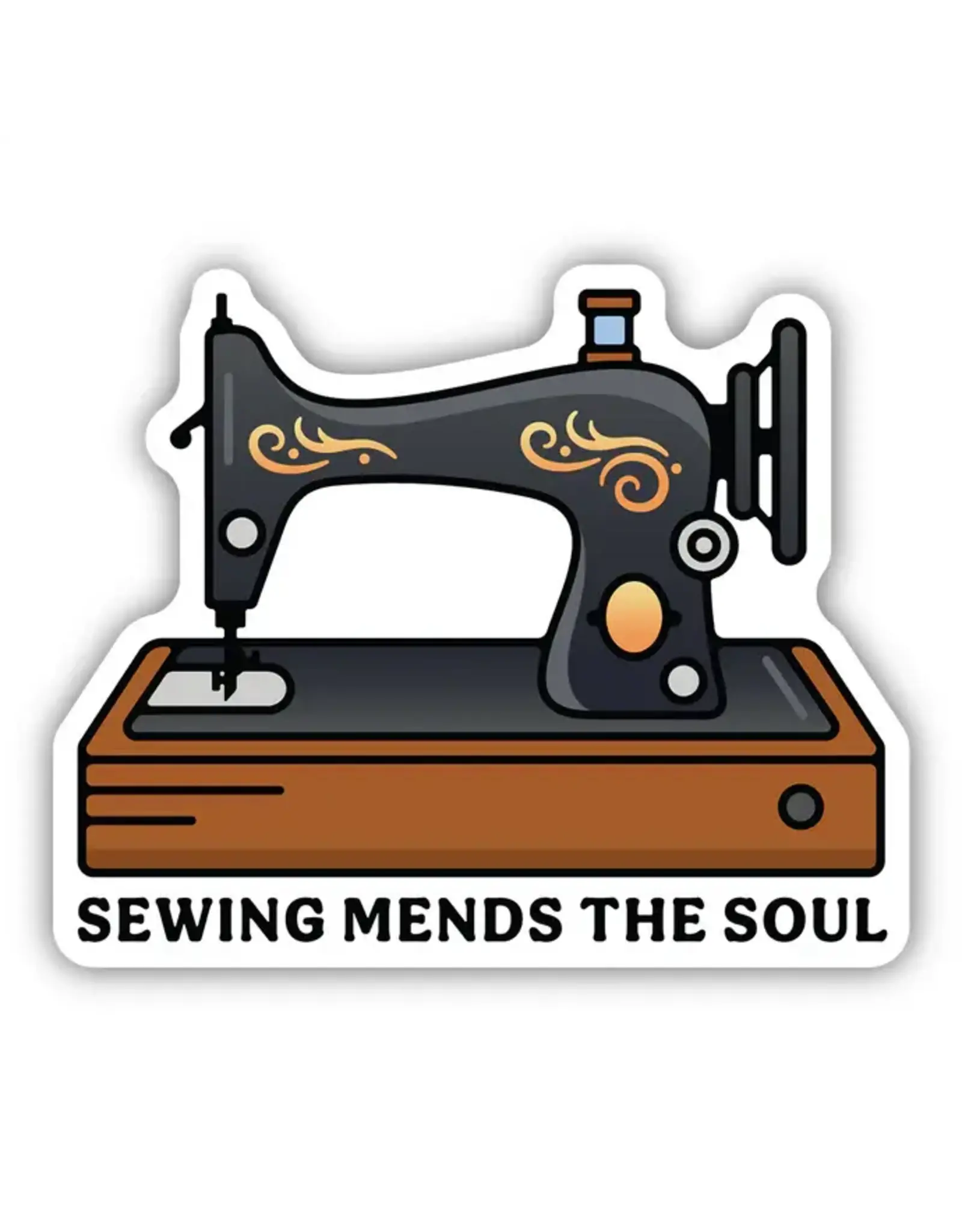Stickers Northwest Sewing Mends The Soul Sticker