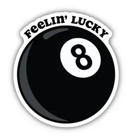 Stickers Northwest Feelin Lucky Eight Ball Sticker