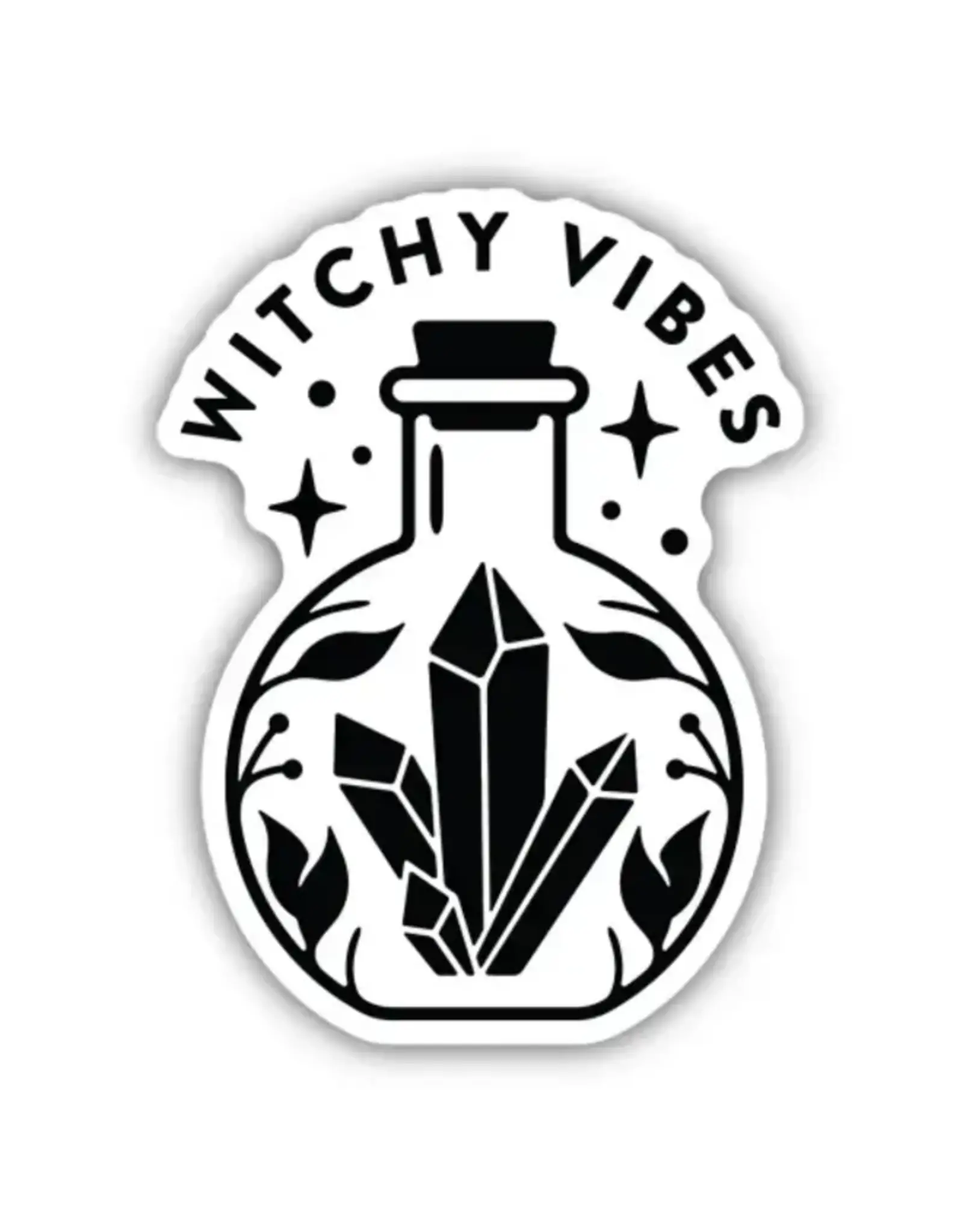 Pipsticks Witchy Vibes Crystal Jar Sticker