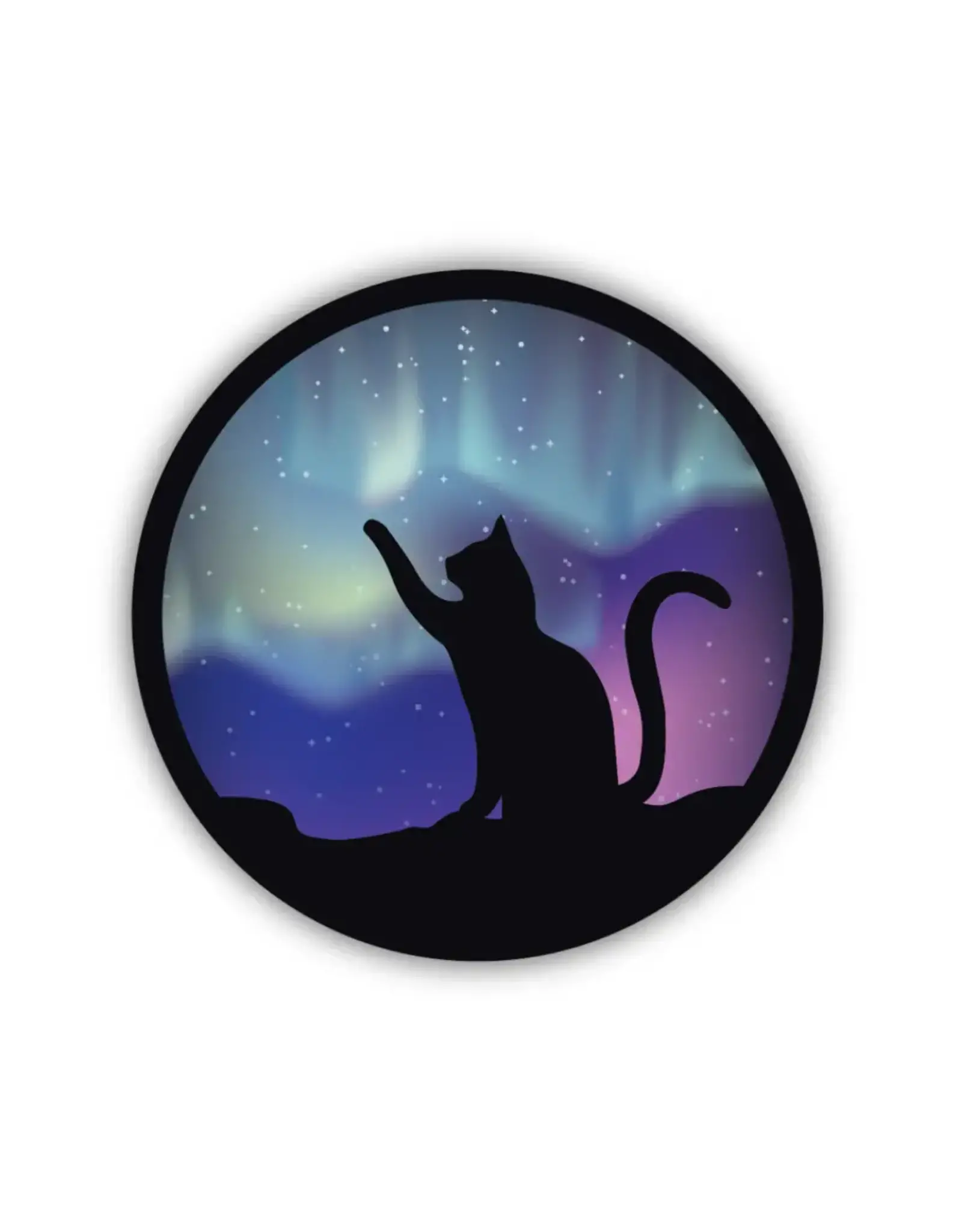 Stickers Northwest Northern Lights Cat Sticker
