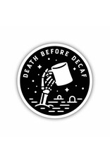 Stickers Northwest Death Before Decaf Sticker
