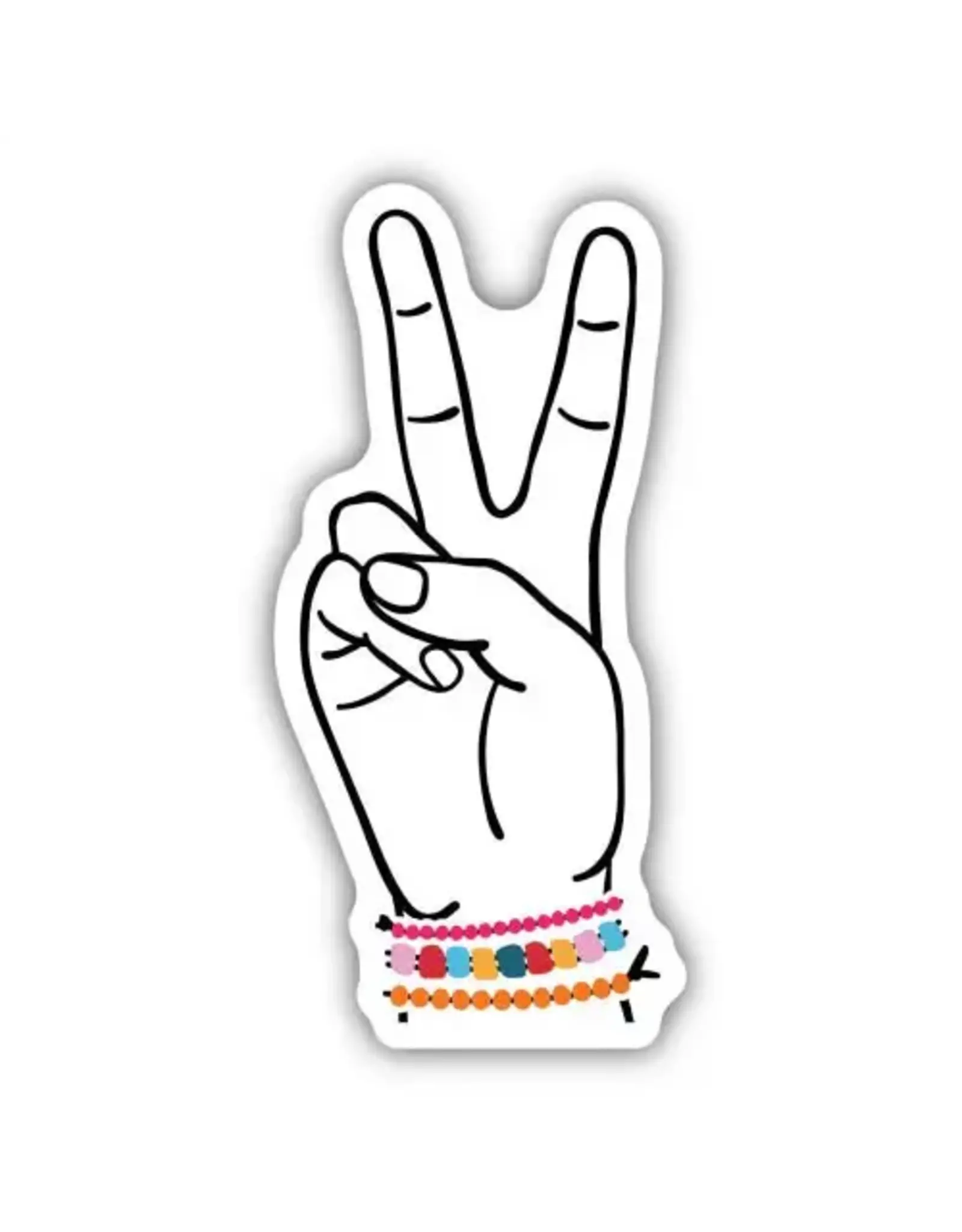 Stickers Northwest Peace Hand With Beads Sticker