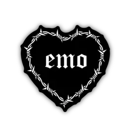 Stickers Northwest Emo Barbed Wire Heart Sticker