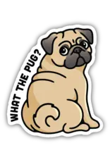 Stickers Northwest What The Pug? Sticker