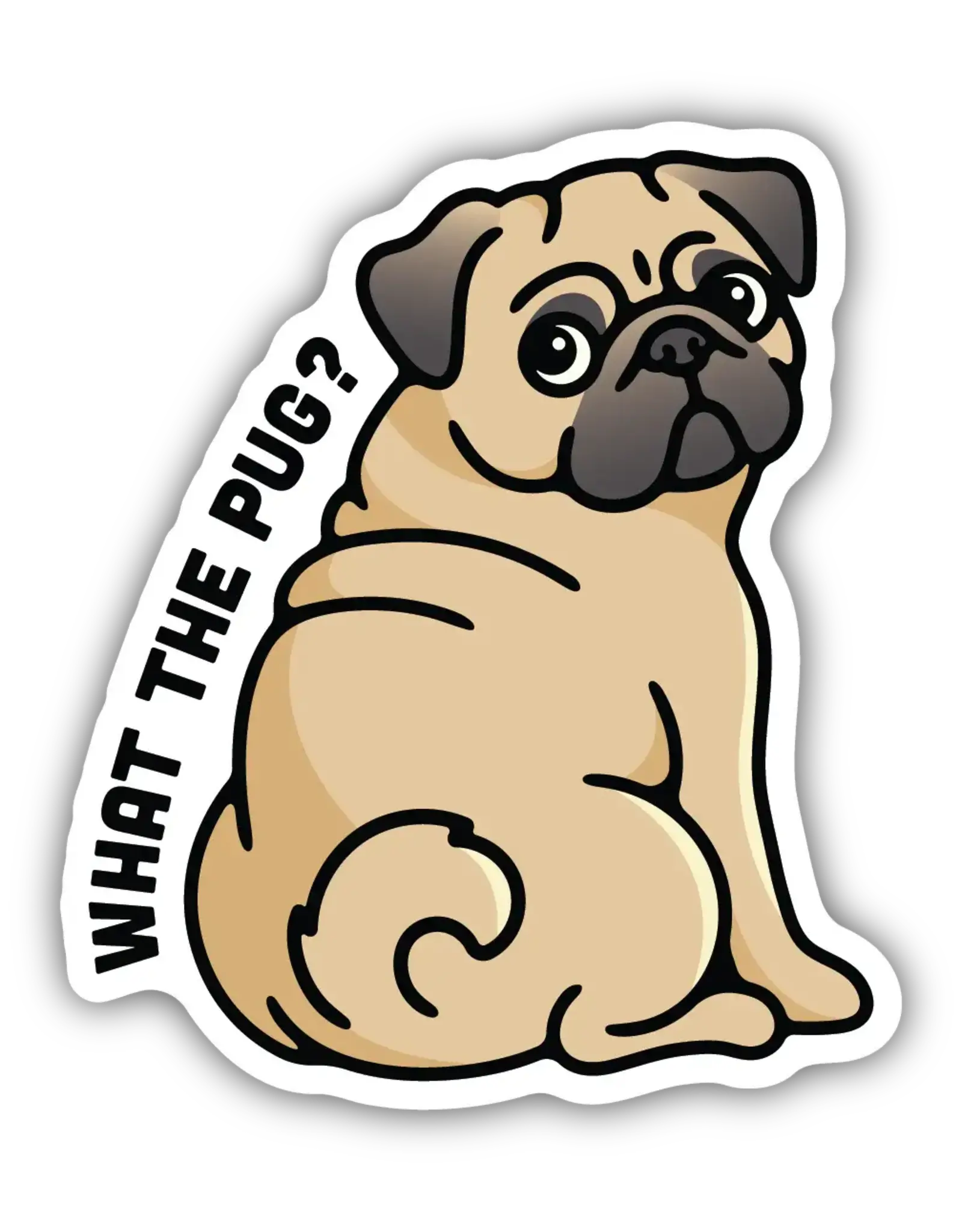 Stickers Northwest What The Pug? Sticker