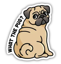 Stickers Northwest What The Pug? Sticker