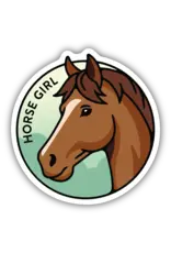 Stickers Northwest Horse Girl Horse Head Circle Sticker