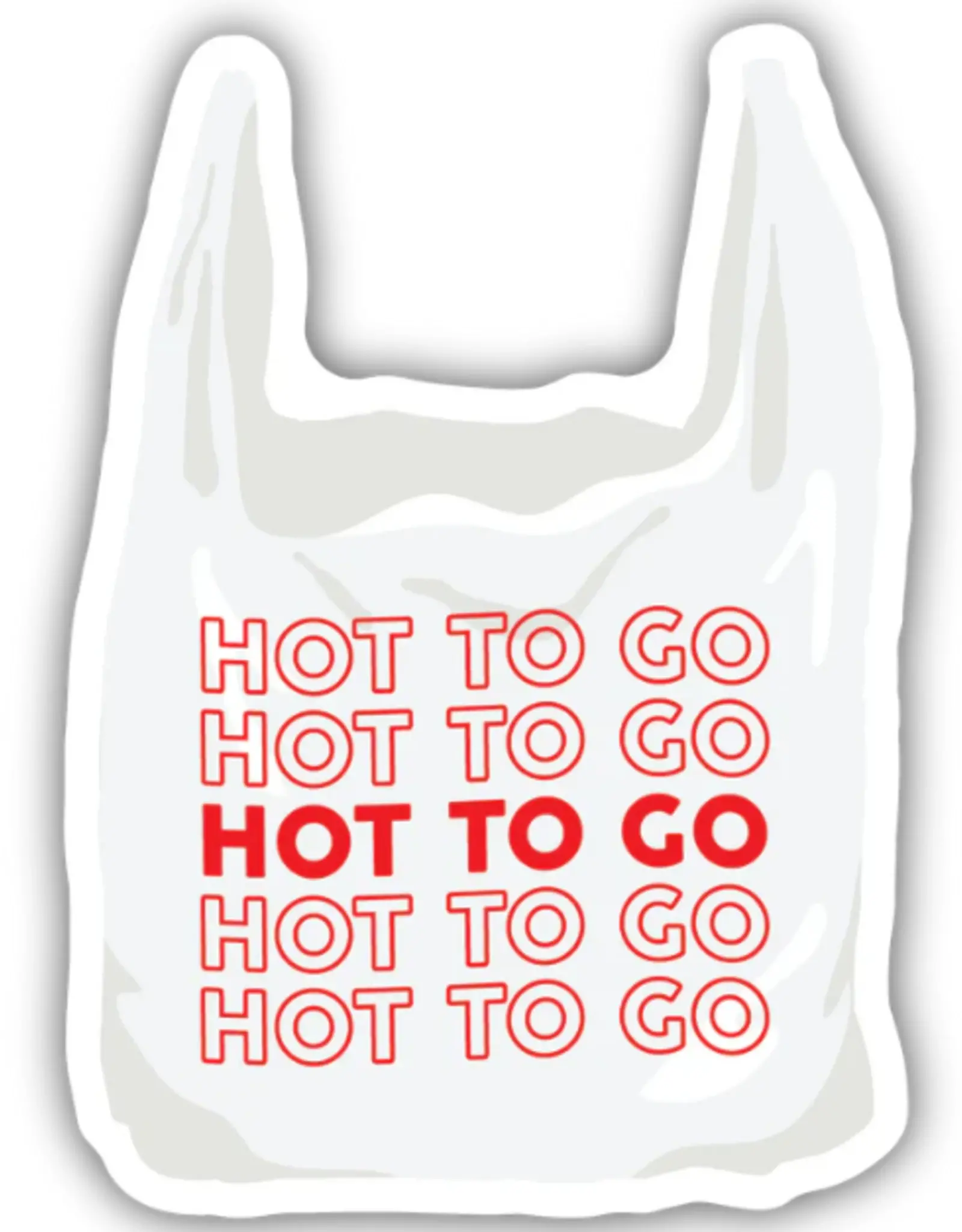 Stickers Northwest Hot To Go Plastic Bag Sticker