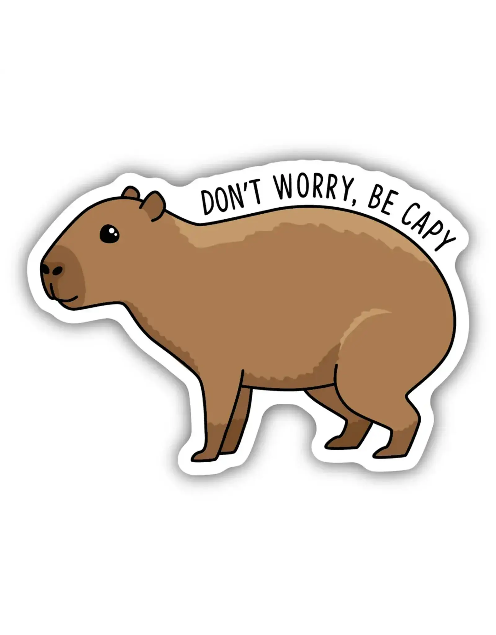 Stickers Northwest Don't Worry Be Capy Capybara Sticker